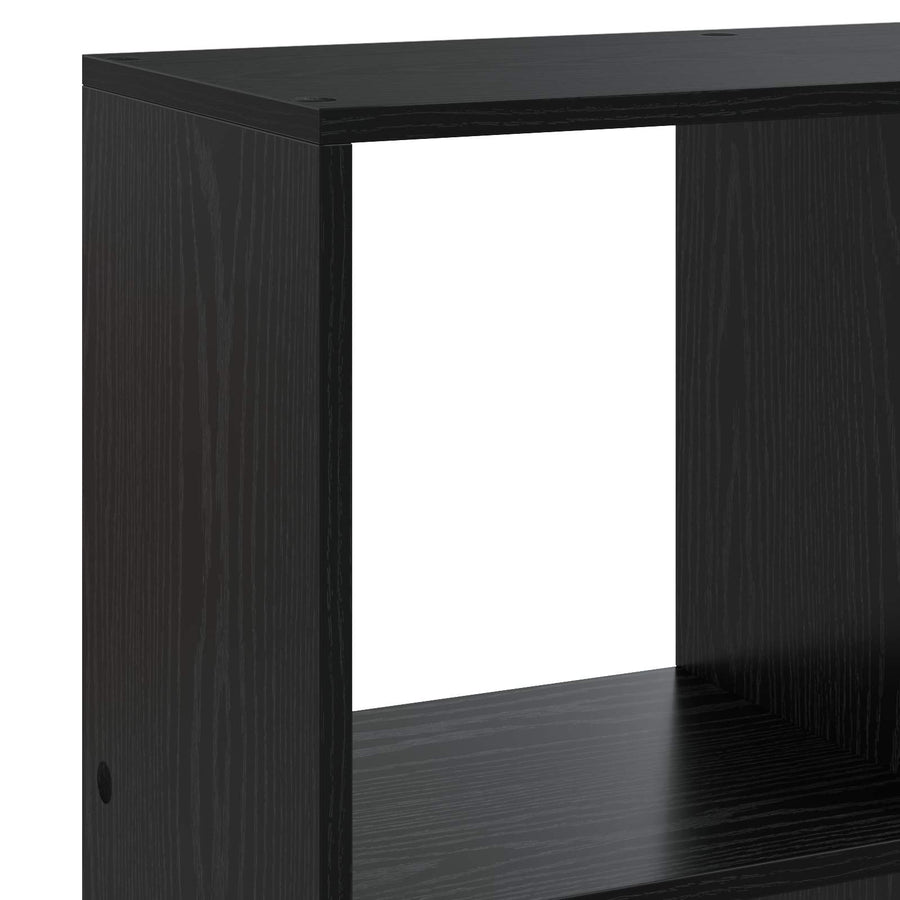 Boekenkast 102 x 29 x 103,5 cm Bewerkt hout Zwart eiken