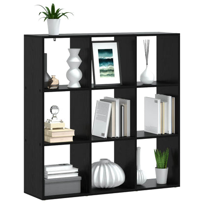 Boekenkast 102 x 29 x 103,5 cm Bewerkt hout Zwart eiken