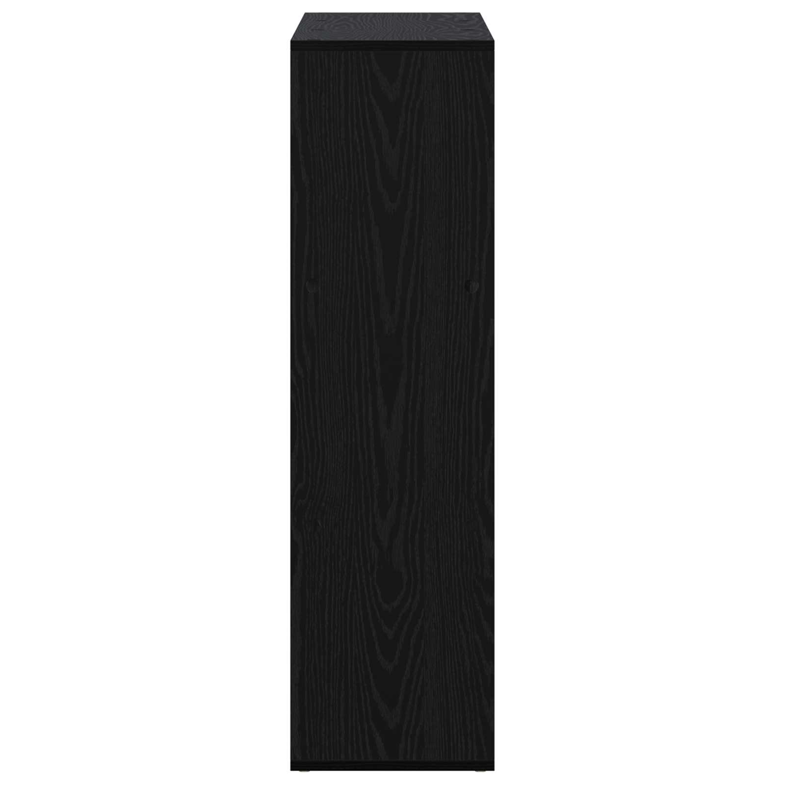 Boekenkast 102 x 29 x 103,5 cm Bewerkt hout Zwart eiken