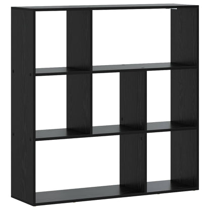 Boekenkast 102 x 29 x 103,5 cm Bewerkt hout Zwart eiken