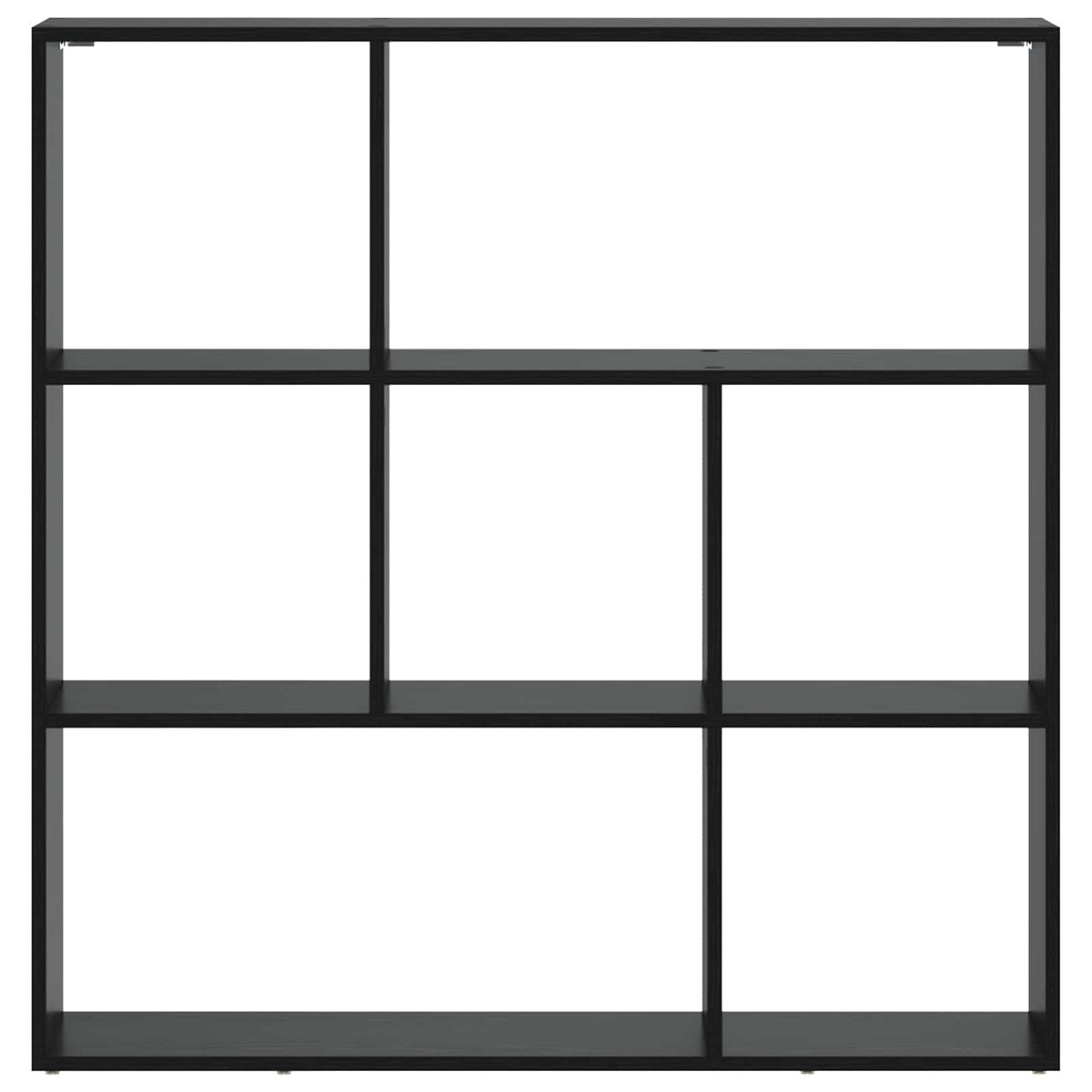 Boekenkast 102 x 29 x 103,5 cm Bewerkt hout Zwart eiken