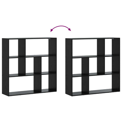 Boekenkast 102 x 29 x 103,5 cm Bewerkt hout Zwart eiken