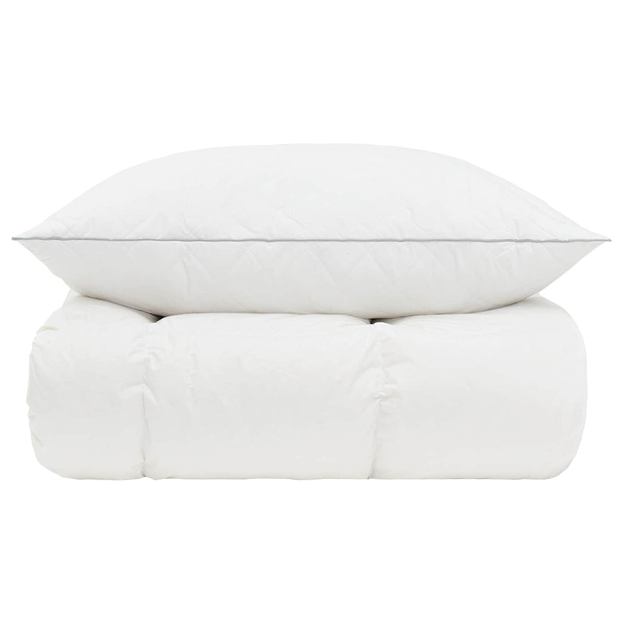90% ganzen dons dekbedset FULDA 2 st 137 x 200 cm 210 GSM Wit