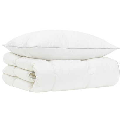 90% ganzen dons dekbedset FULDA 2 st 135 x 200 cm Winter Wit