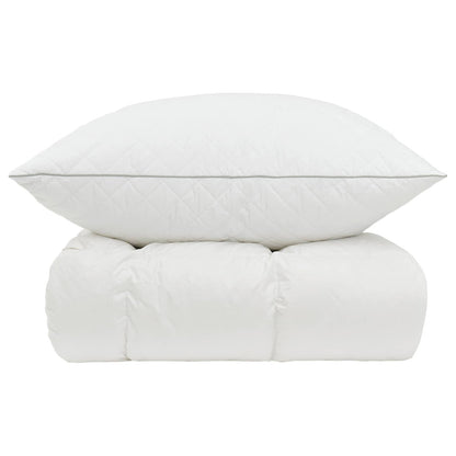 90% ganzen dons dekbedset FULDA 2 st 140 x 200 cm Winter Wit