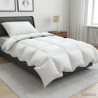 90% ganzen dons dekbedset FULDA 2 st 150 x 200 cm Winter Wit