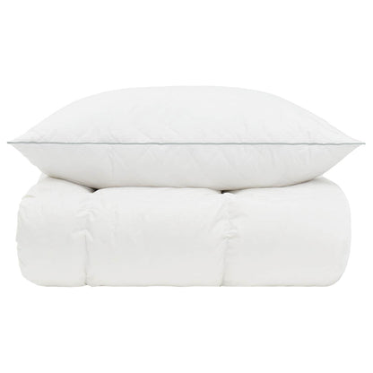 90% ganzen dons dekbedset FULDA 2 st 150 x 200 cm Winter Wit