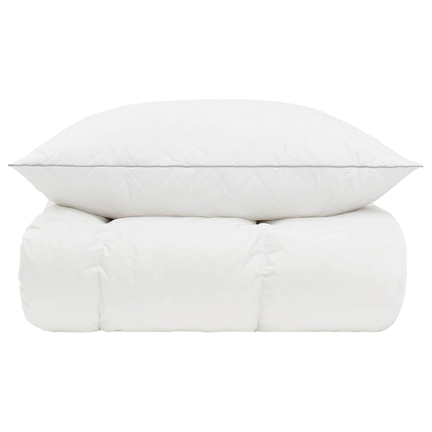 90% ganzen dons dekbedset FULDA 2 st 155 x 200 cm Winter Wit