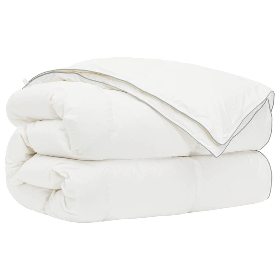 90% ganzen dons dekbedset FULDA 2 st 135 x 200 cm 310 GSM Wit