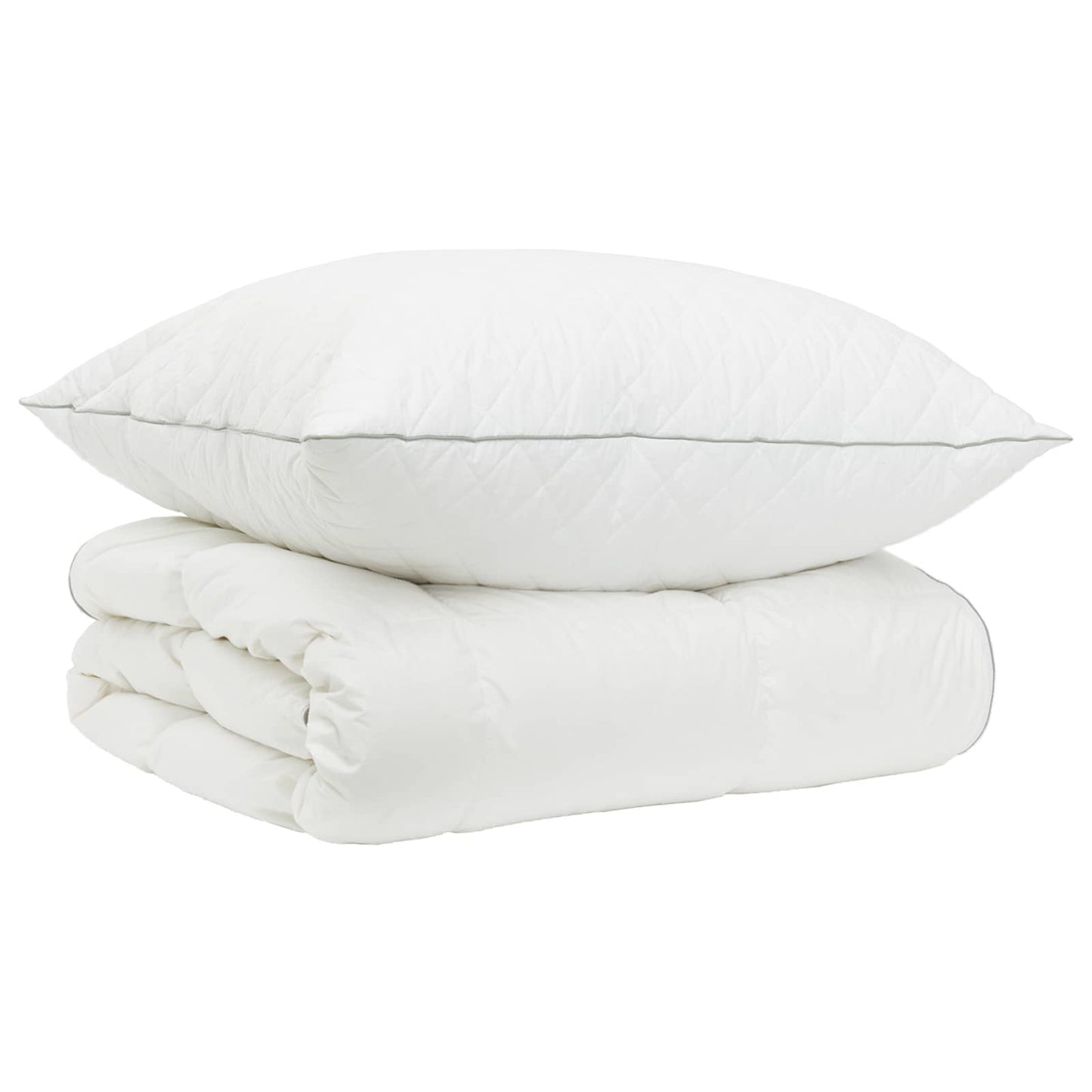 90% ganzen dons dekbedset FULDA 2 st 140 x 200 cm 310 GSM Wit