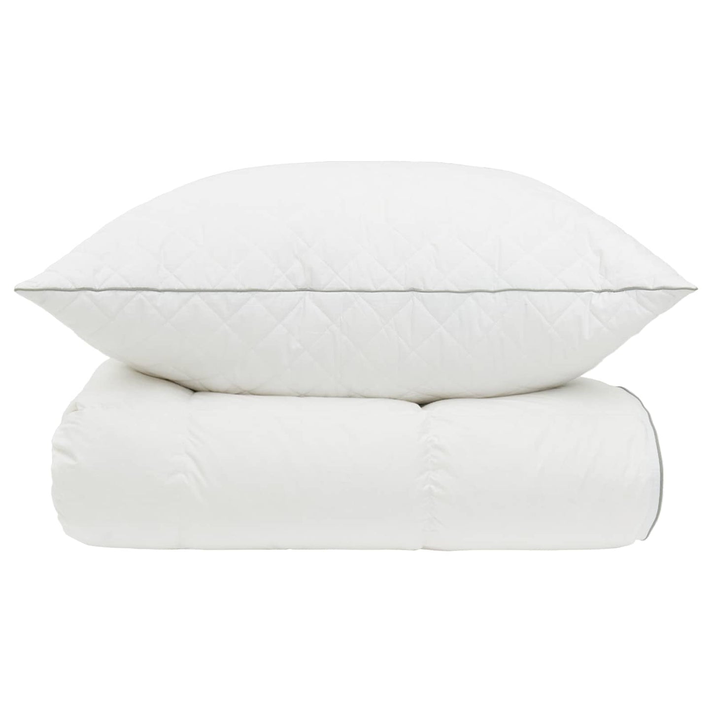 90% ganzen dons dekbedset FULDA 2 st 140 x 200 cm 310 GSM Wit