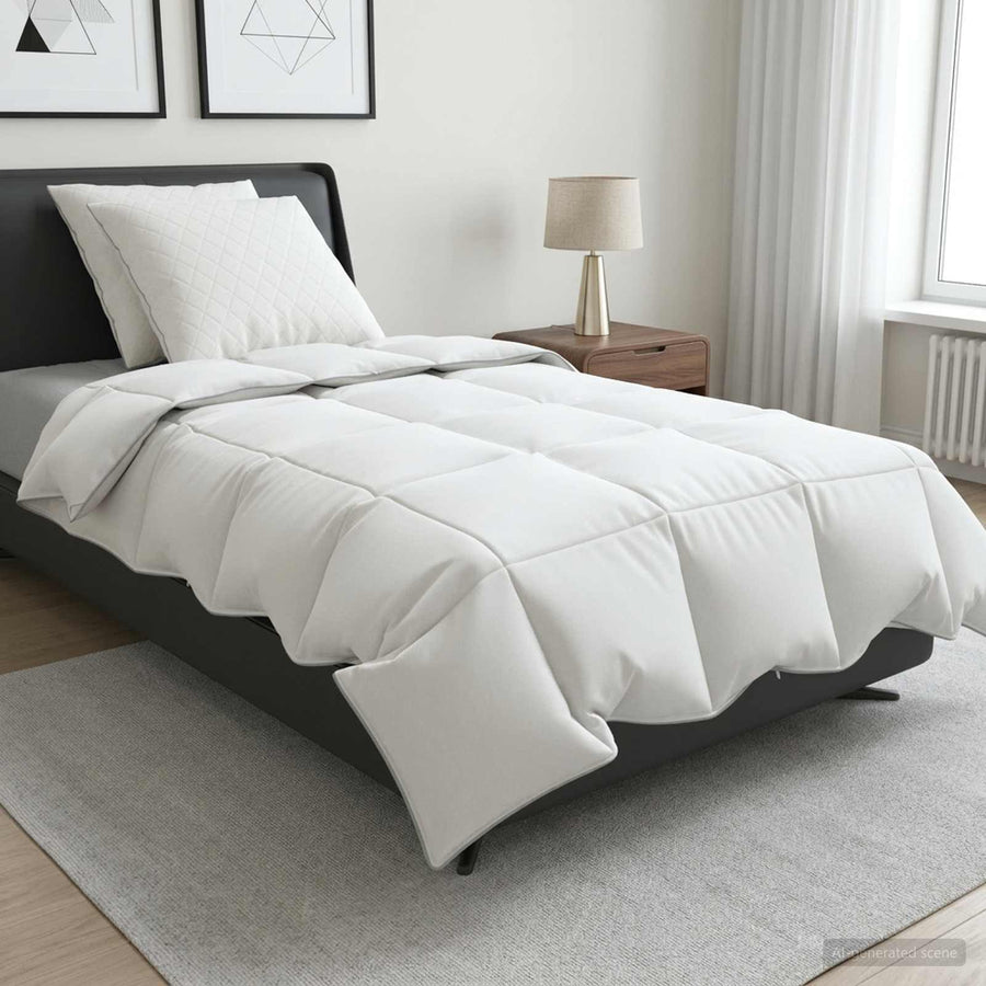 90% ganzen dons dekbedset FULDA 3 st 135 x 220 cm Zomer 100 GSM