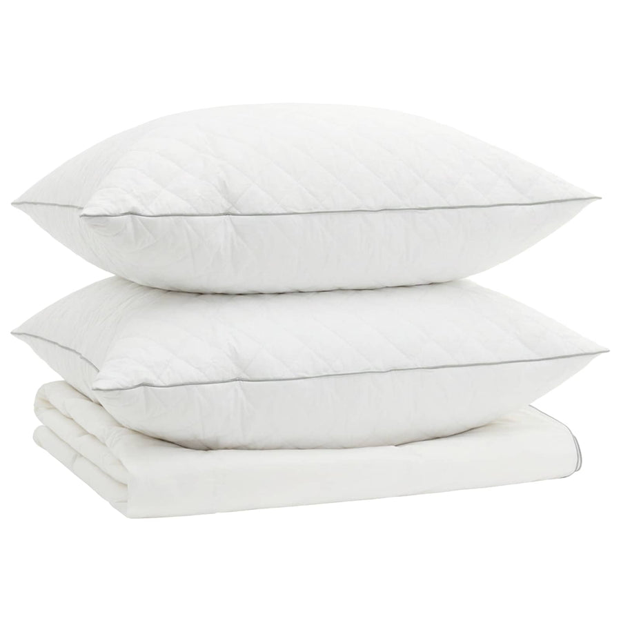90% ganzen dons dekbedset FULDA 3 st 140 x 220 cm Zomer 100 GSM