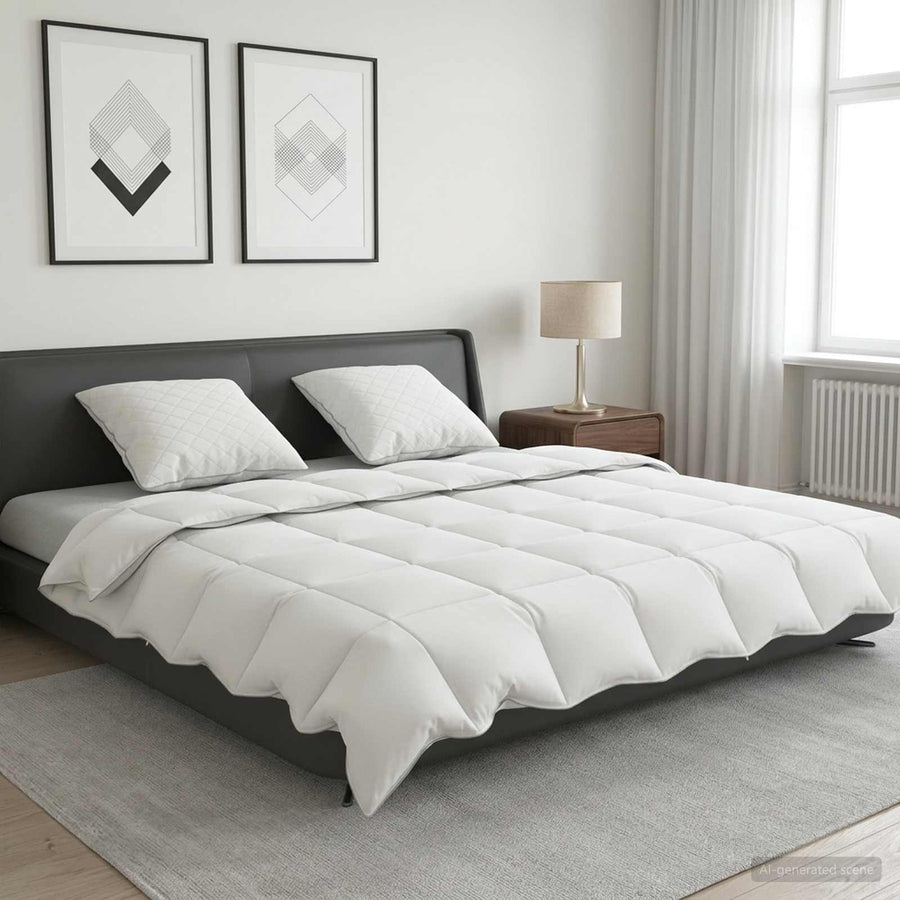 90% ganzen dons dekbedset FULDA 3 st 200 x 220 cm Zomer 100 GSM