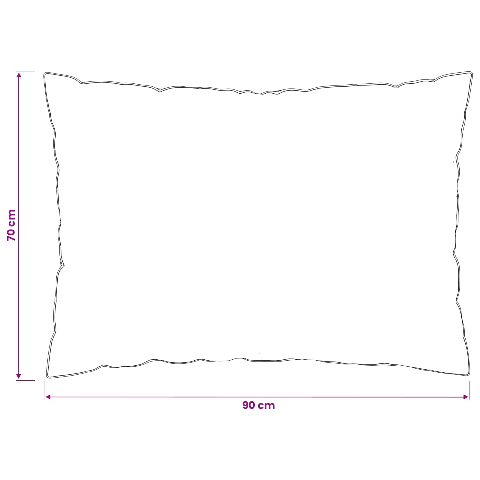 90% ganzen dons dekbedset FULDA 3 st 140 x 220 cm 210 GSM Wit