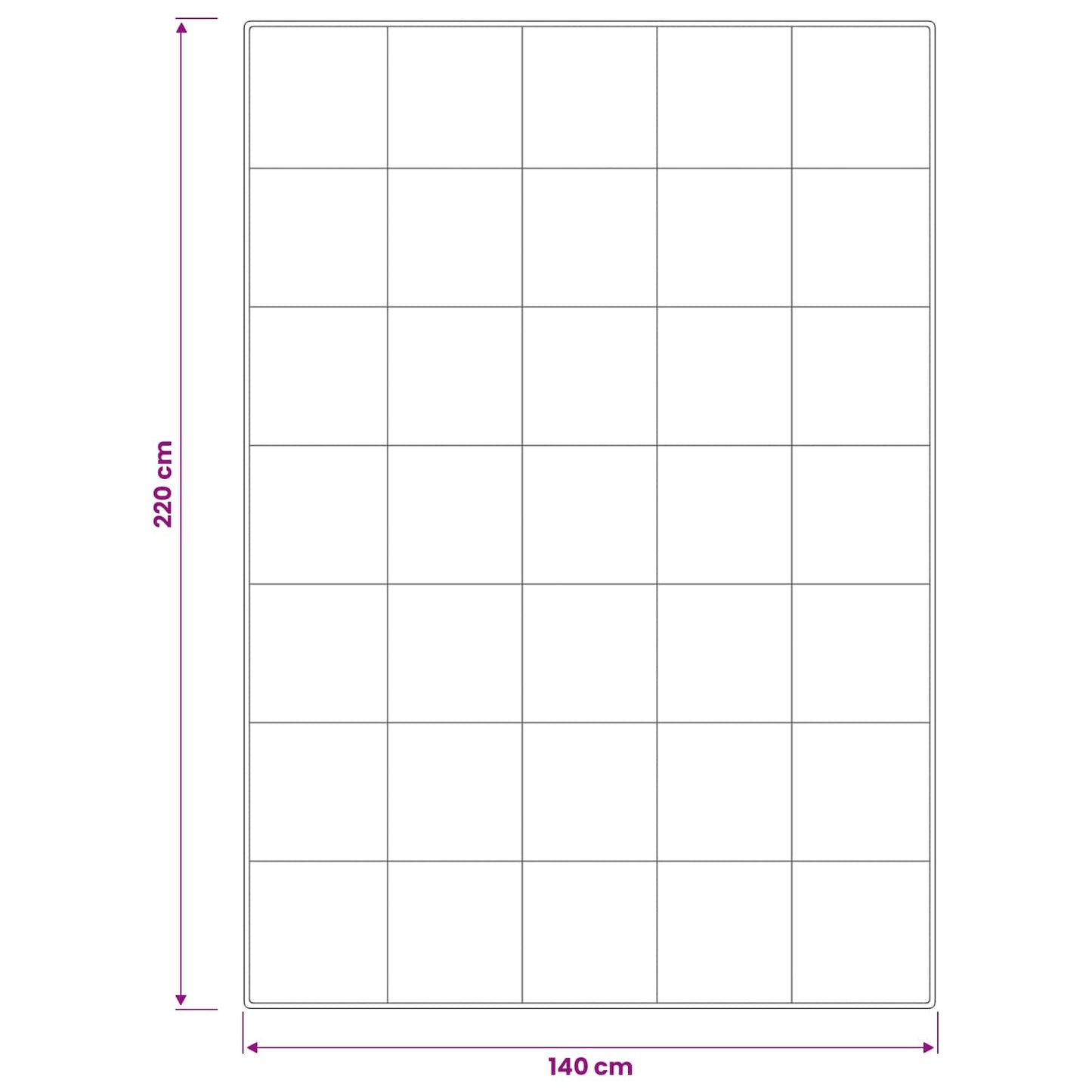 90% ganzen dons dekbedset FULDA 3 st 140 x 220 cm 210 GSM Wit