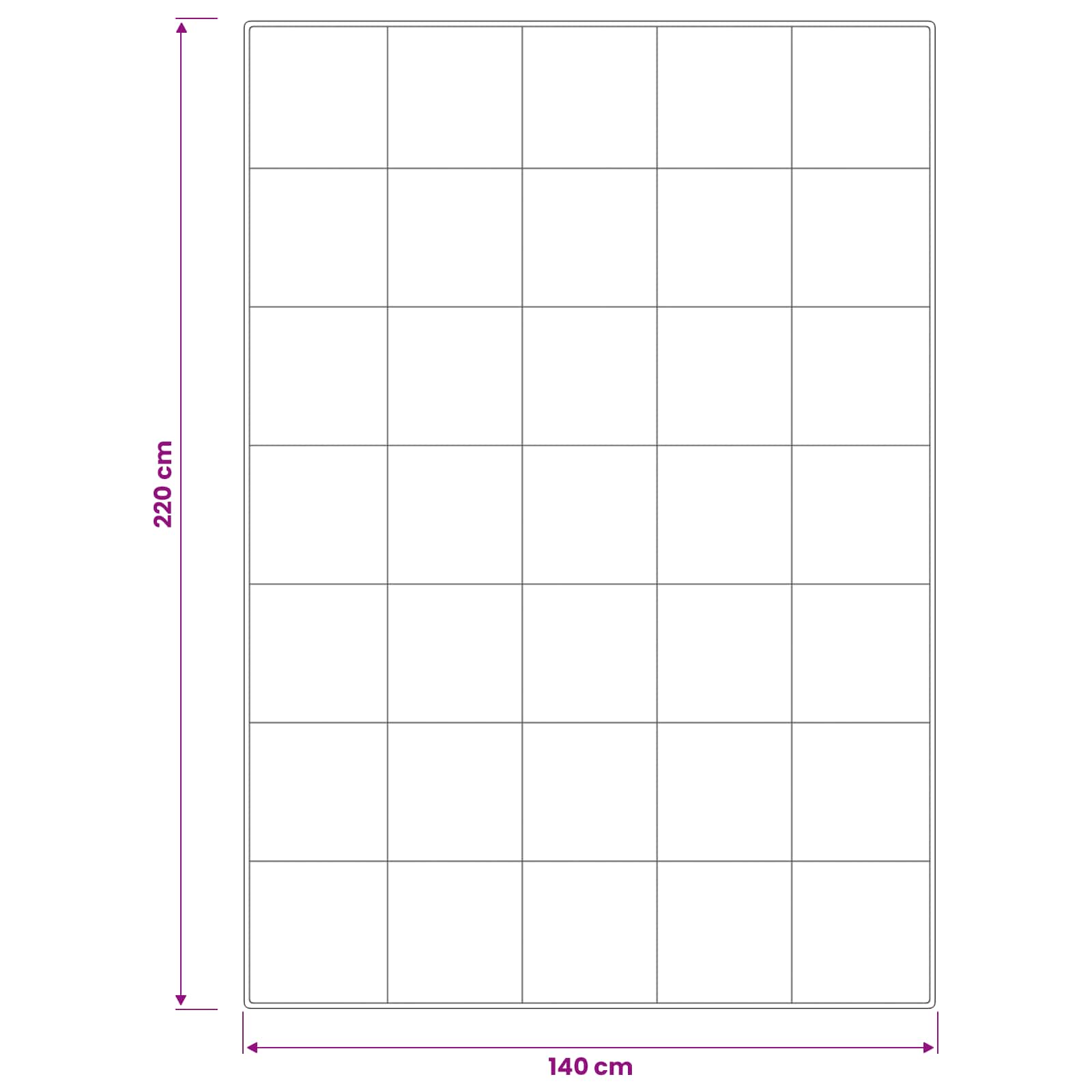 90% ganzen dons dekbedset FULDA 3 st 140 x 220 cm 210 GSM Wit