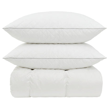 90% ganzen dons dekbedset FULDA 3 st 220 x 240 cm Winter Wit