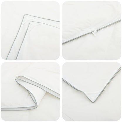 90% ganzen dons dekbedset FULDA 3 st 220 x 260 cm 310 GSM Wit
