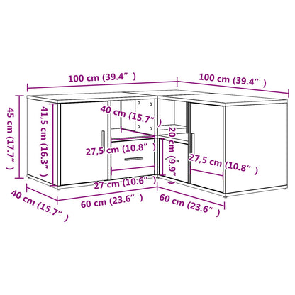 Hoekkast 2 pcs