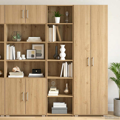 Dressoir Artisanaal eiken 45 x 41 x 185 cm Bewerkt hout