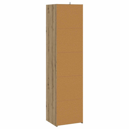 Dressoir Artisanaal eiken 45 x 41 x 185 cm Bewerkt hout