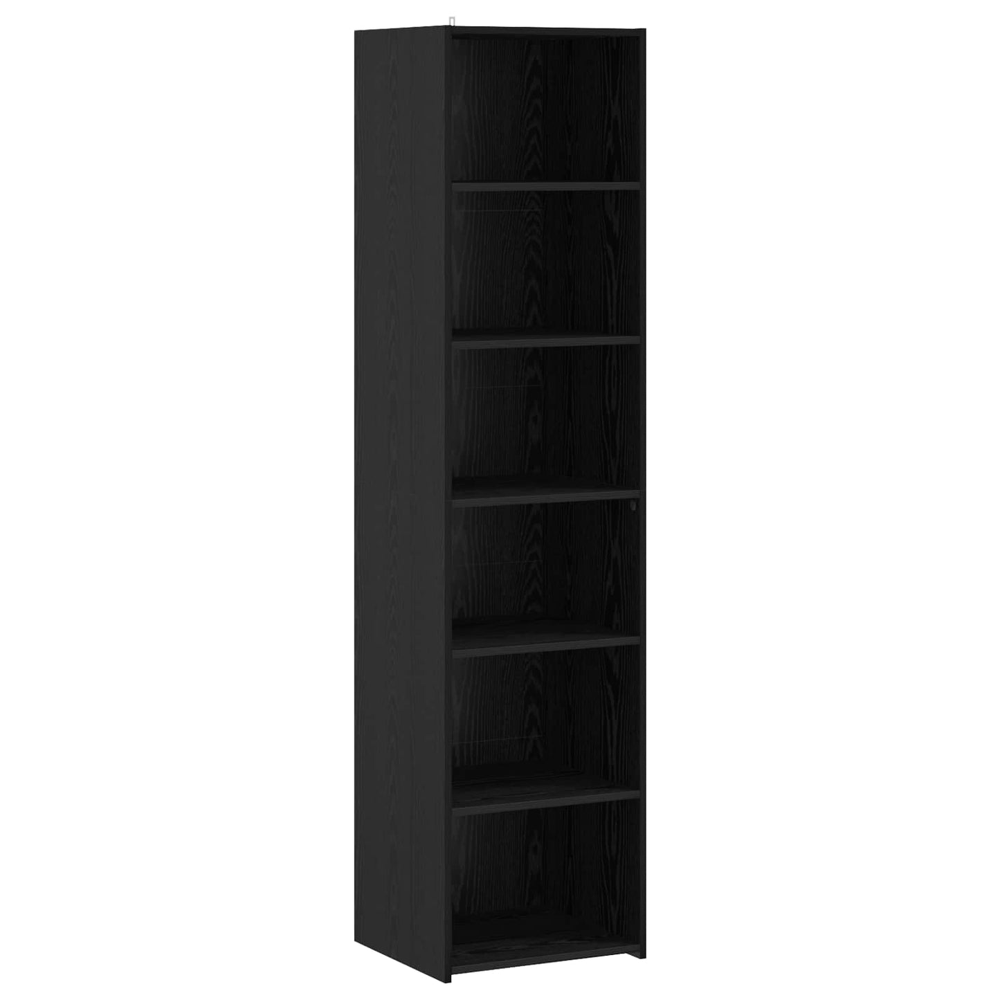 Dressoir Zwart eiken 45 x 41 x 185 cm Bewerkt hout