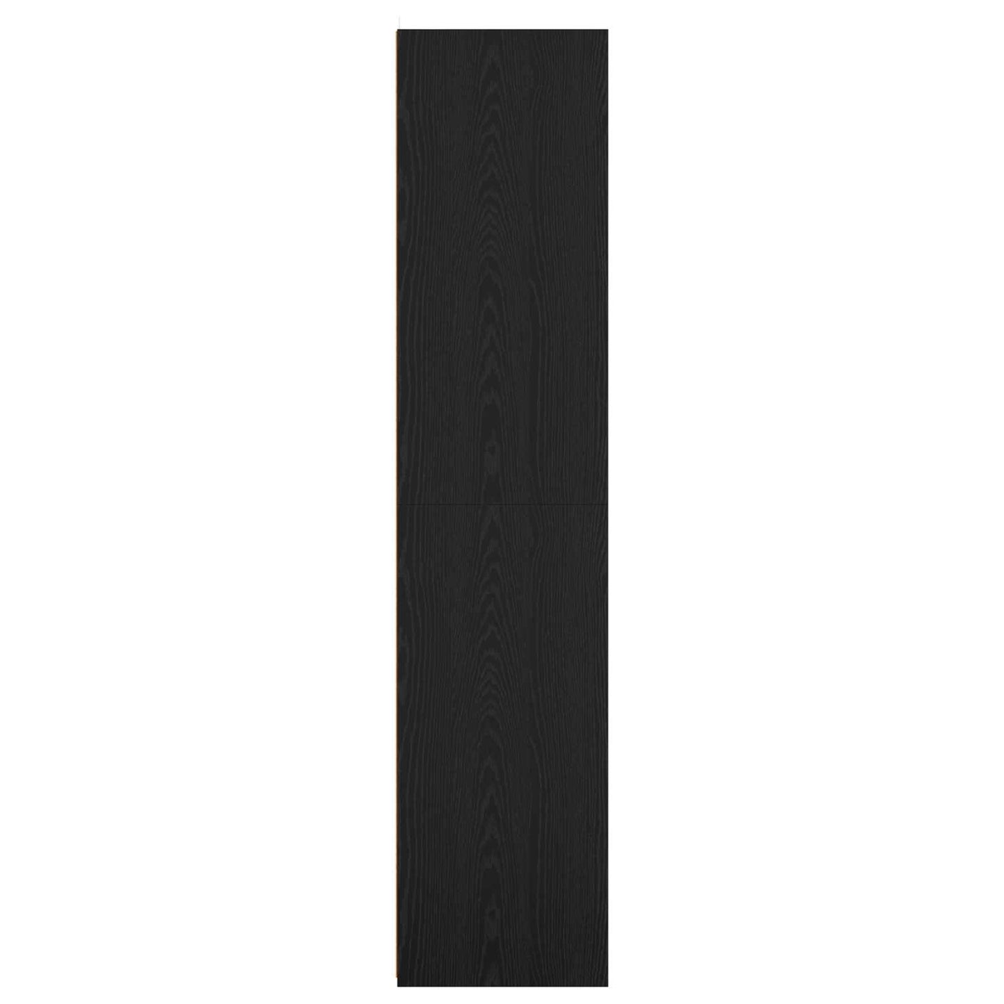 Dressoir Zwart eiken 45 x 41 x 185 cm Bewerkt hout