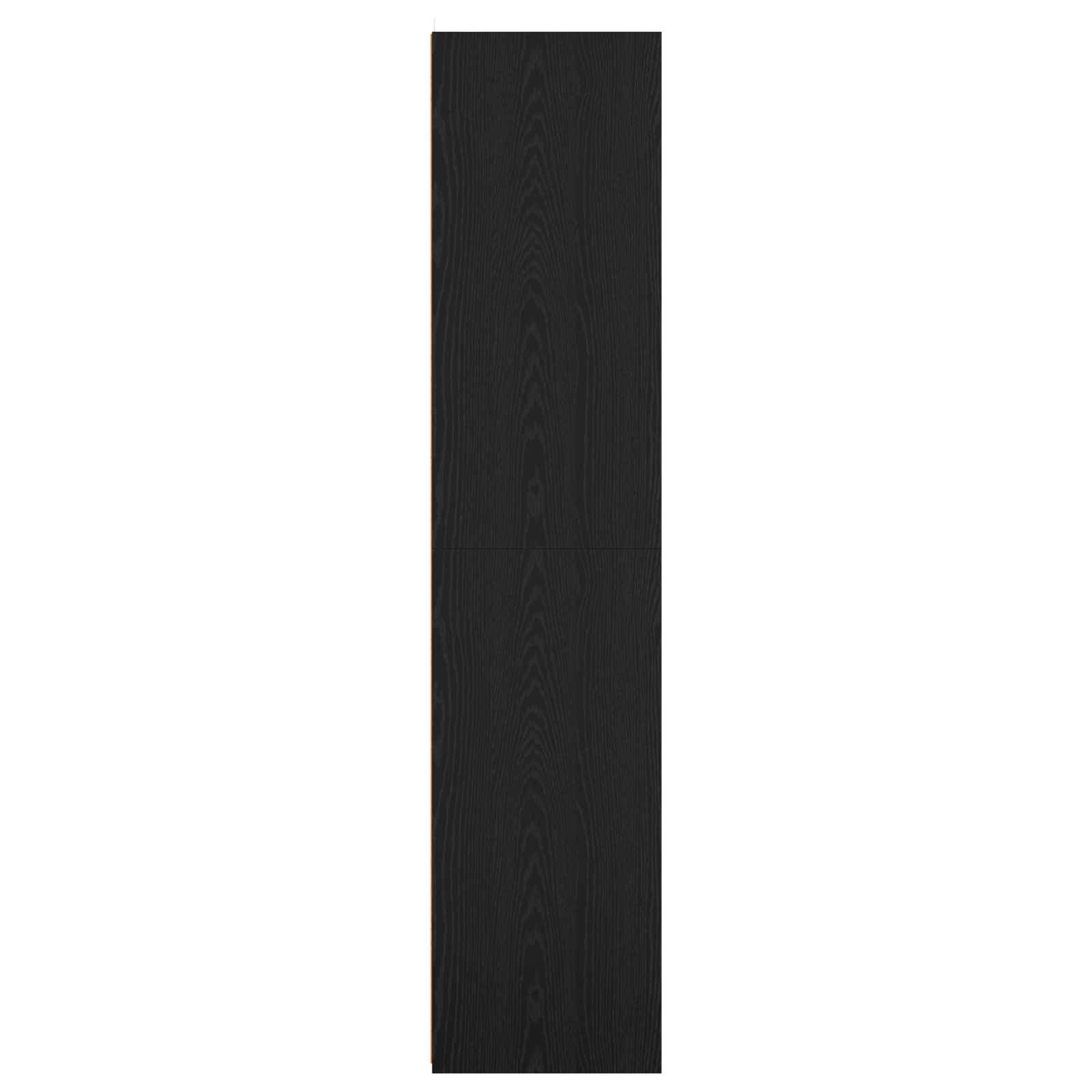 Dressoir Zwart eiken 45 x 41 x 185 cm Bewerkt hout