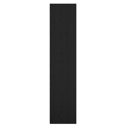 Dressoir Zwart eiken 45 x 41 x 185 cm Bewerkt hout