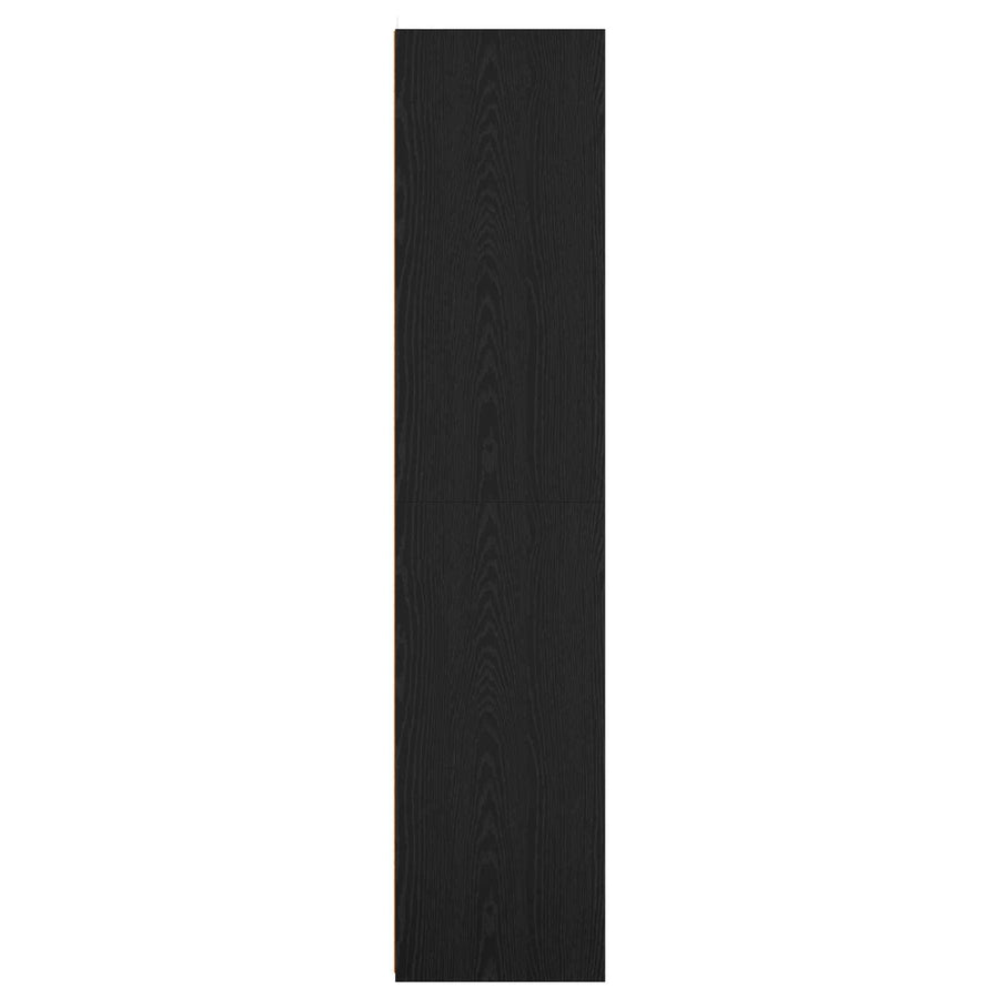 Dressoir Zwart eiken 45 x 41 x 185 cm Bewerkt hout