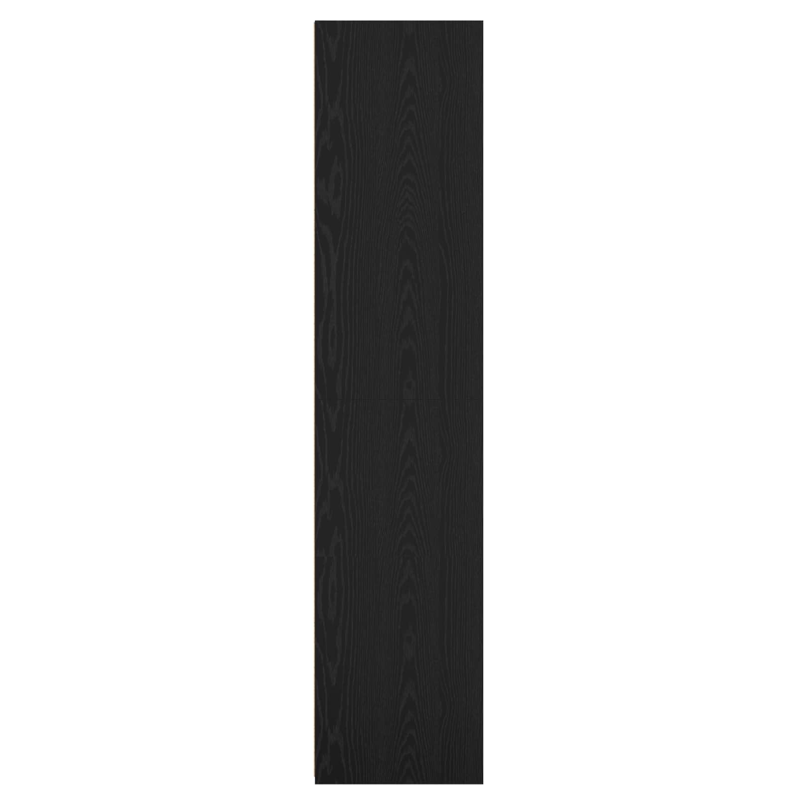 Dressoir Zwart eiken 70 x 41 x 185 cm Bewerkt hout