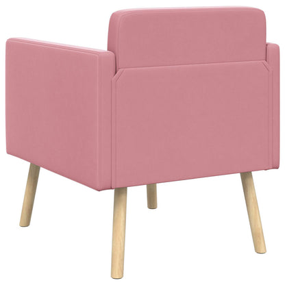 Accentstoel Roze fluweel