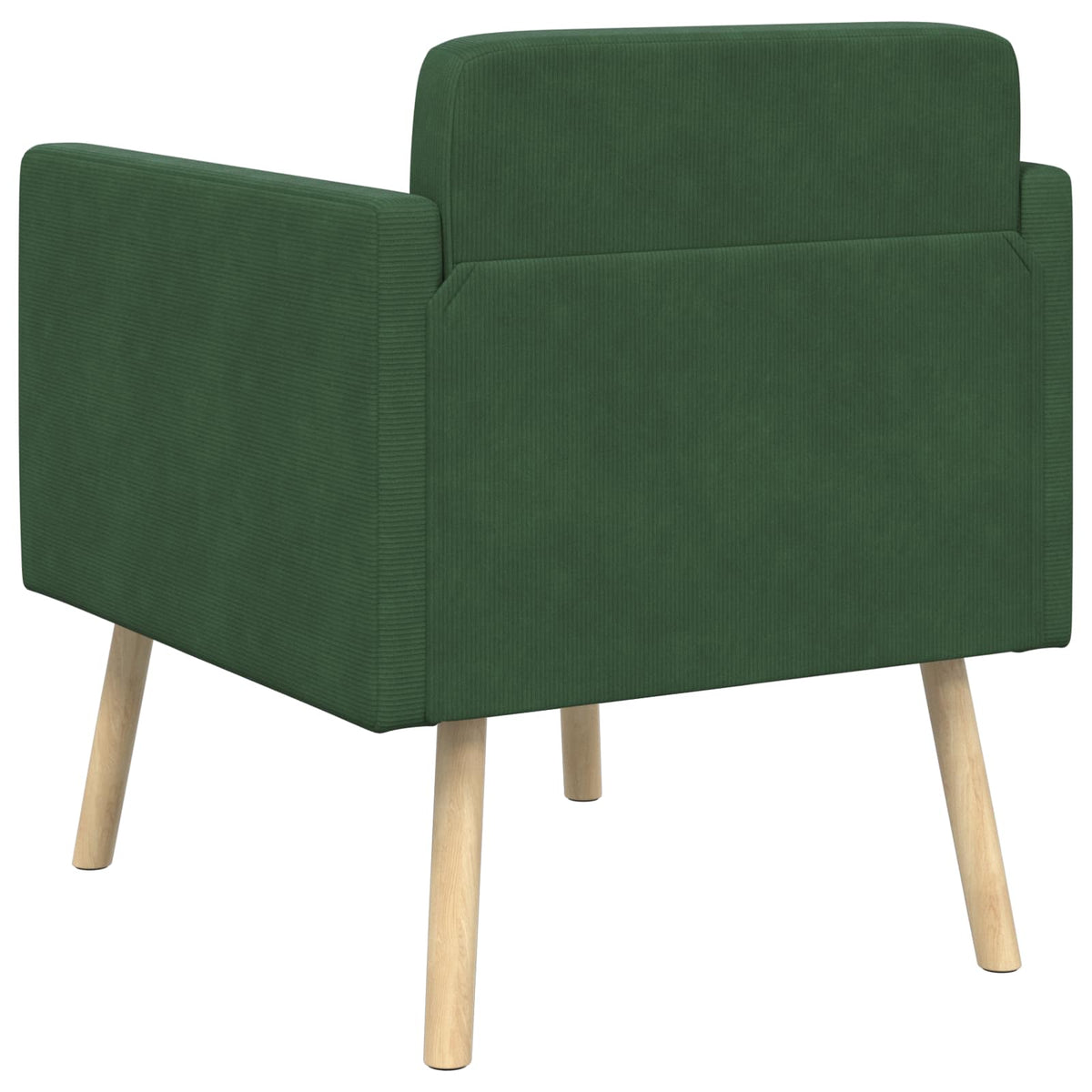 Accentstoel Jungle Groen Ribstof