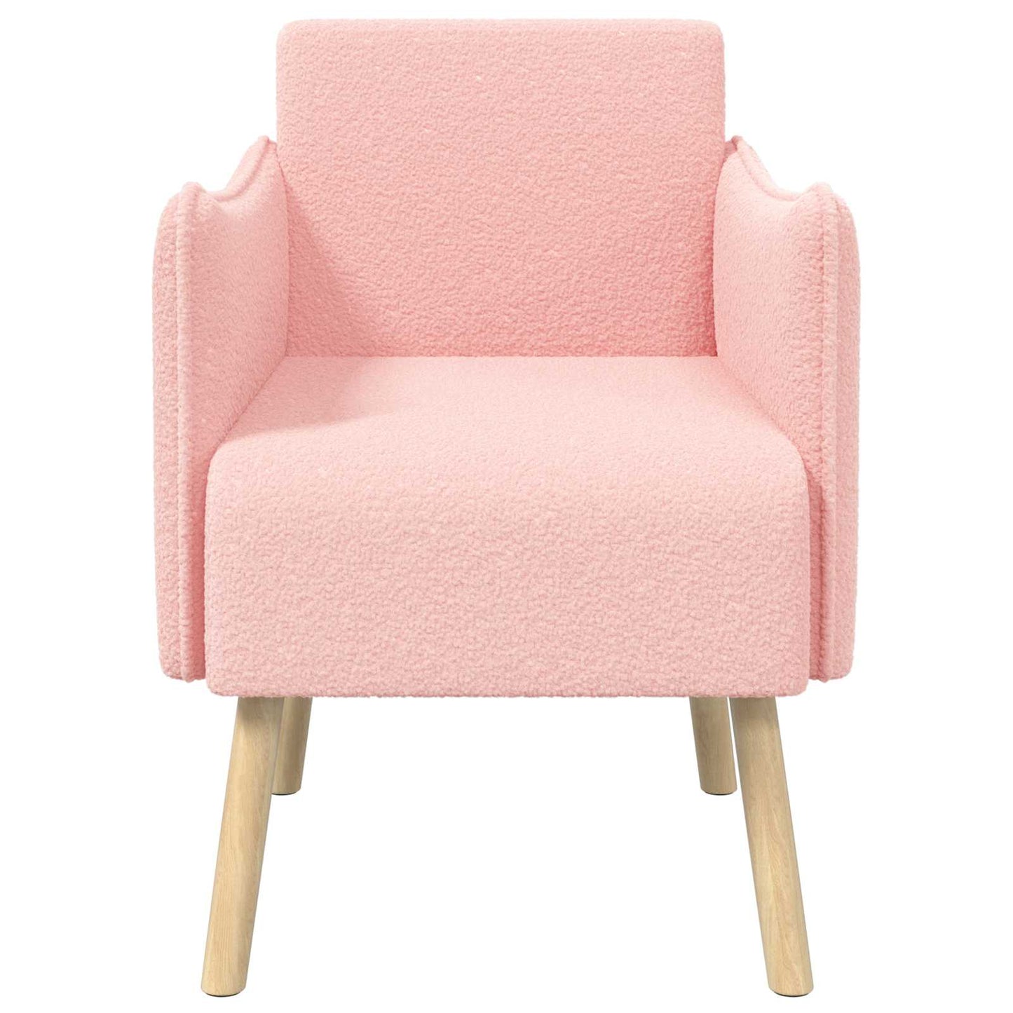 Accentstoel Roze Bouclé