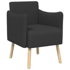Accentstoel donkergrijs bouclé 60x65x76 cm