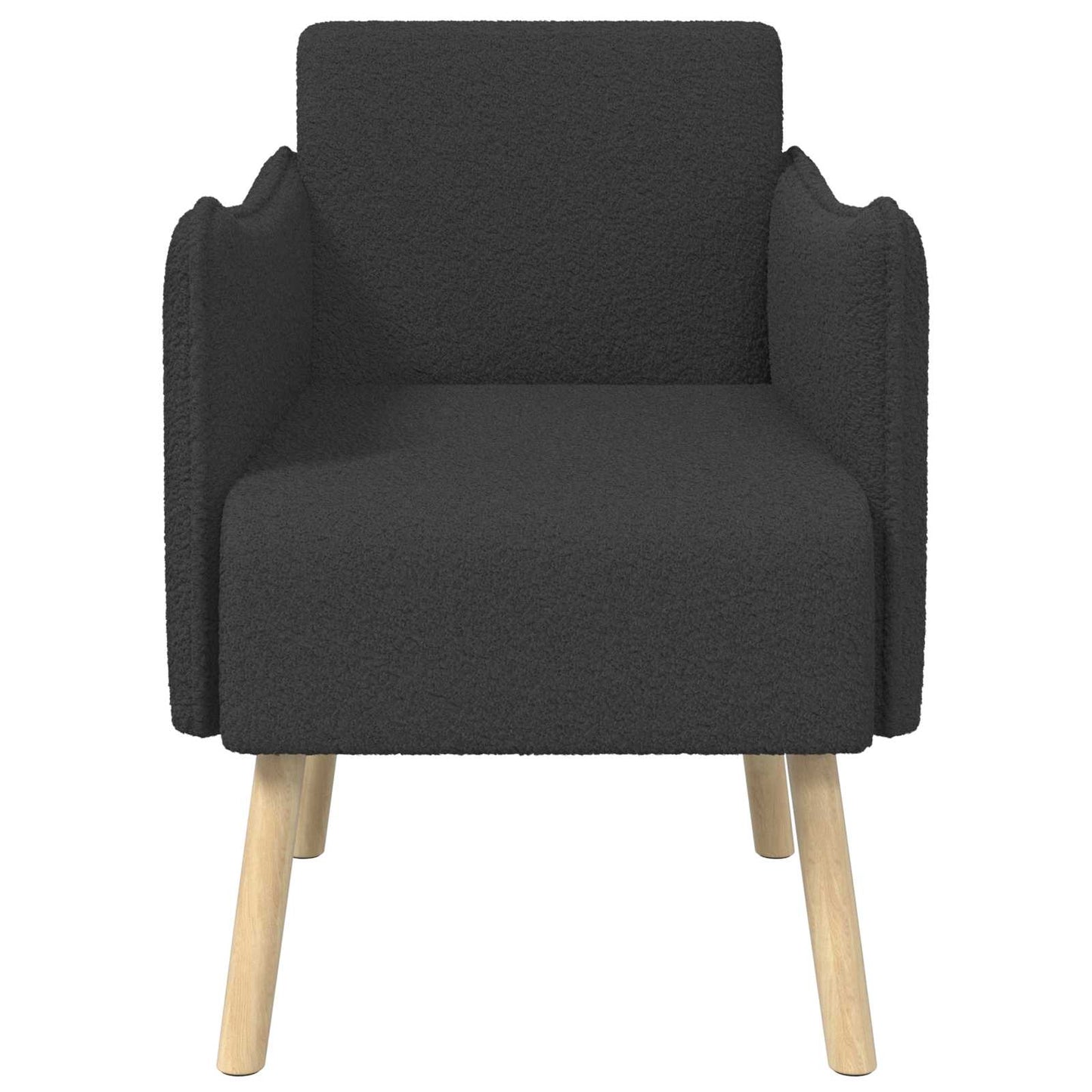 Accentstoel Donkergrijs Bouclé
