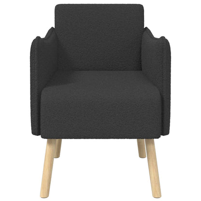 Accentstoel Donkergrijs Bouclé
