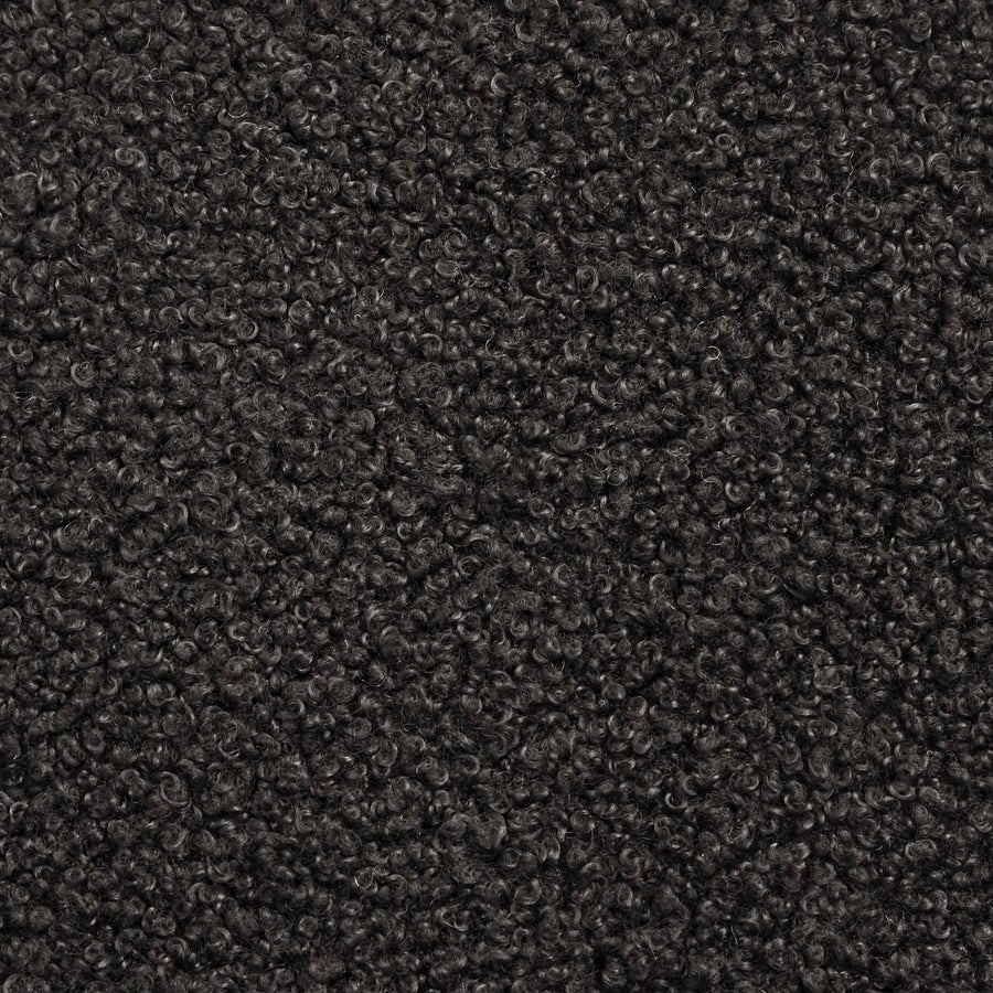 Accentstoel Zwart Bouclé