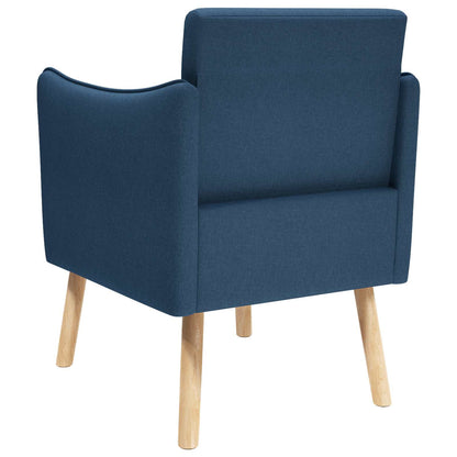 Accentstoel Blauw Stof