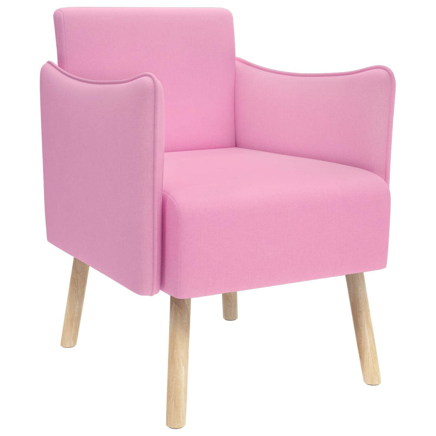 Accentstoel Roze Stof