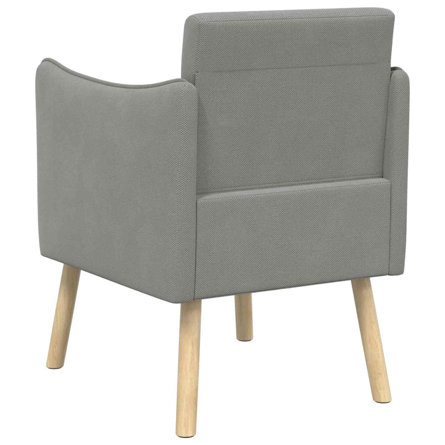 Accentstoel Donkergrijs Korrelige velvet
