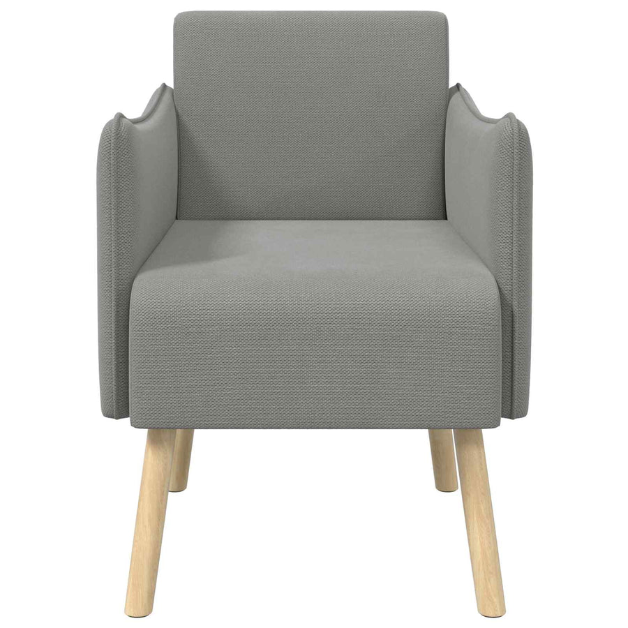 Accentstoel Donkergrijs Korrelige velvet
