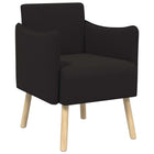 Accentstoel zwart korrelige velvet 60x65x76 cm