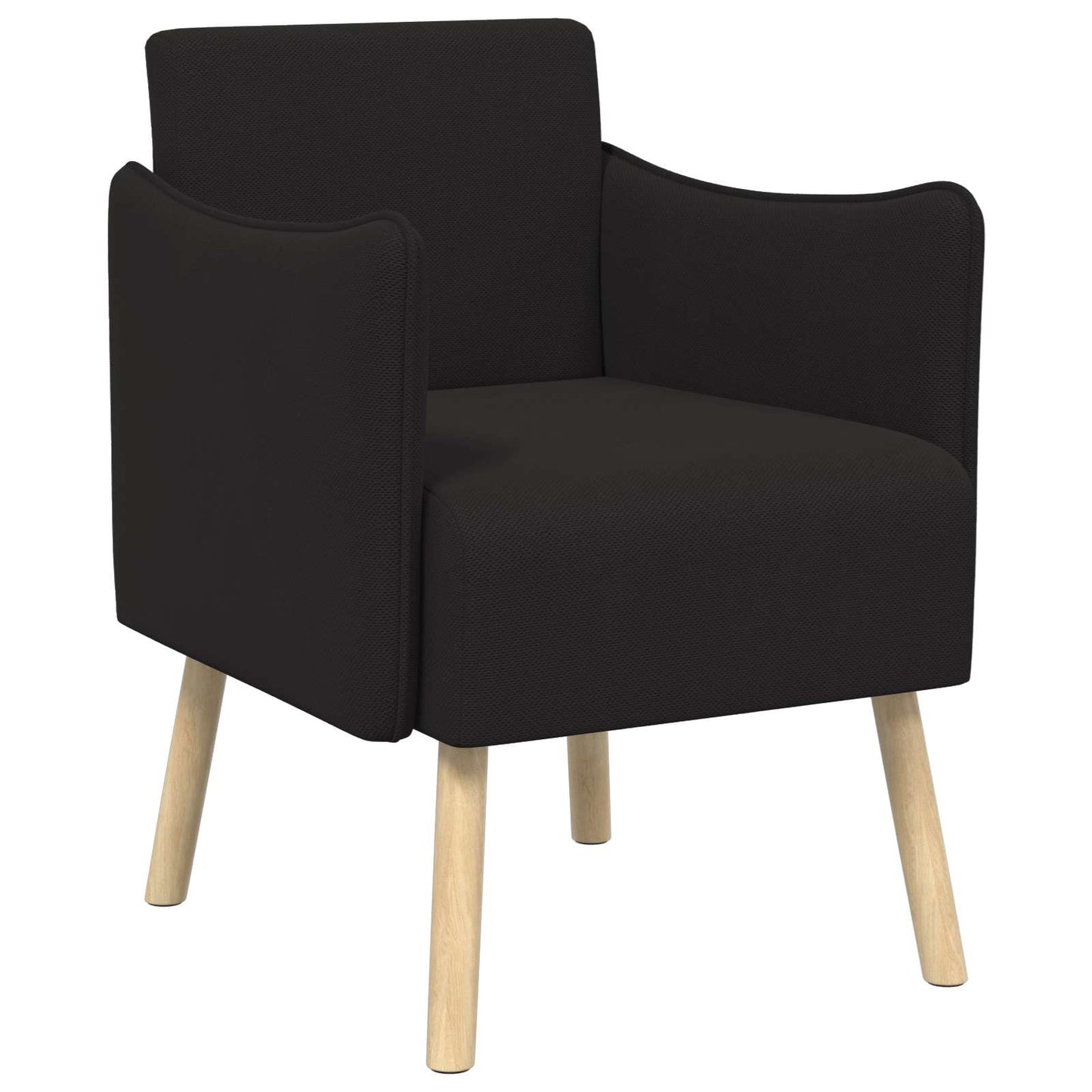 Accentstoel Zwart Korrelige velvet