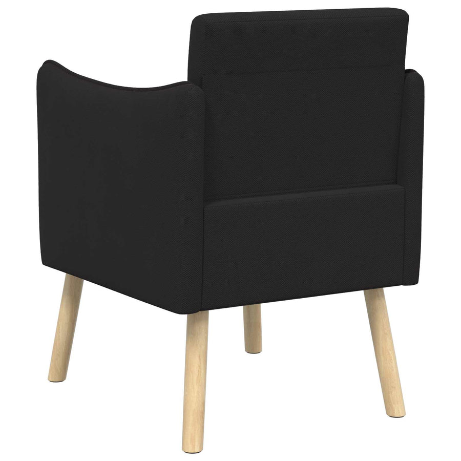 Accentstoel Zwart Korrelige velvet