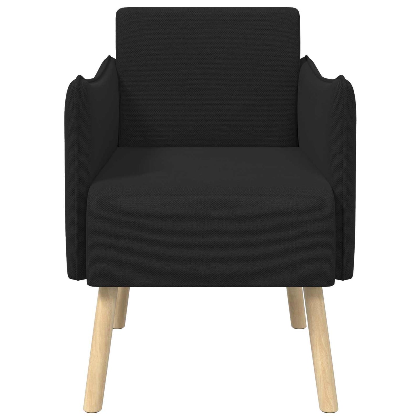 Accentstoel Zwart Korrelige velvet
