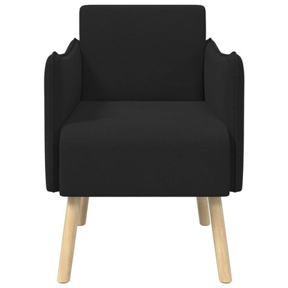 Accentstoel Zwart Korrelige velvet