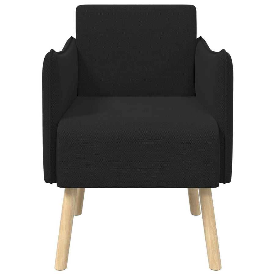 Accentstoel Zwart Korrelige velvet
