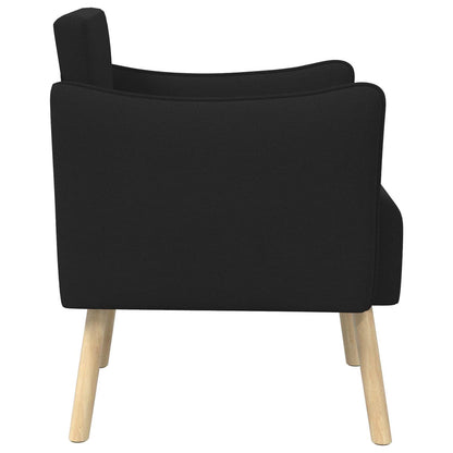 Accentstoel Zwart Korrelige velvet